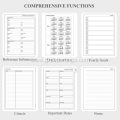 A4 Spiral-Bound Weekly Planner with Plastic Cover